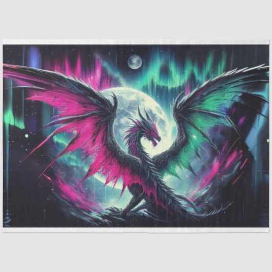 Papier Mousseline Aurora Dragon (Recto)