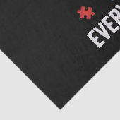 Papier Mousseline Autism awareness (Détail)