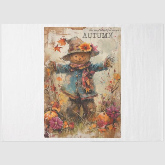 Papier Mousseline Automne (Recto)