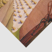 Papier Mousseline Automne, 1931 par Grant Wood (Détail)