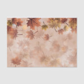 Papier Mousseline Automne Automne Brown Feuilles (Recto)