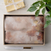 Papier Mousseline Automne Automne Brown Feuilles (Cadeau)
