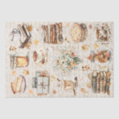 Papier Mousseline Automne Automne Favori Essentiel Découpage esthéti (Recto)