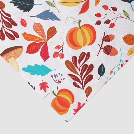 Papier Mousseline Automne automne Thanksgiving Halloween Motif (Détail)