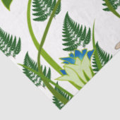 Papier Mousseline Automne automne Thanksgiving White Citrouilles Flo (Détail)