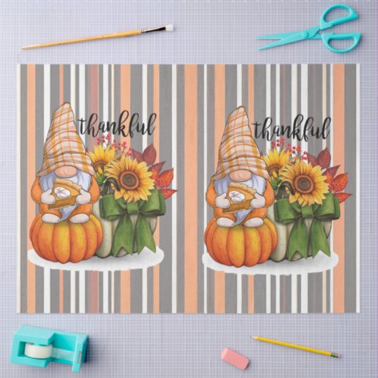 Papier Mousseline Automne belle collection populaire Thanksgiving (Artisanat)