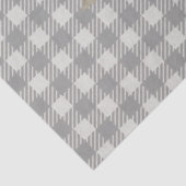 Papier Mousseline Automne Citrouille Marine Bleu Floral Buffalo Plai (Détail)