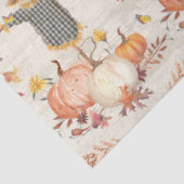 Papier Mousseline Automne Citrouille Moisson Automne Feuille Découpa (Détail)