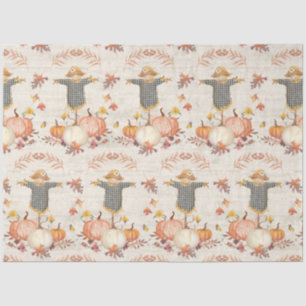 Papier Mousseline Automne Citrouille Moisson Automne Feuille Découpa