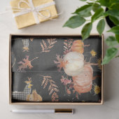 Papier Mousseline Automne Citrouille récolte Floral Automne Feuilles (Cadeau)