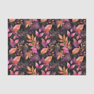 Papier Mousseline Automne coloré Feuilles Automne Découpage rustique