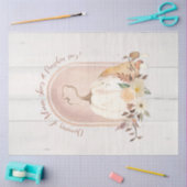 Papier Mousseline Automne Floral Automne Blanc Citrouille Folio Déco (Artisanat)