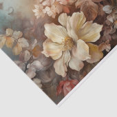 Papier Mousseline Automne Floral Thanksgiving Halloween Découpage (Détail)