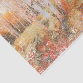 Papier Mousseline Automne Forêt de fougères Boisseaux Arbres en détr (Détail)