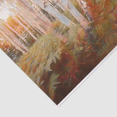 Papier Mousseline Automne Forêt de fougères Boisseaux Art (Détail)