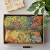 Papier Mousseline Automne Forêt sauvage dragon Voler (Cadeau)