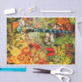 Papier Mousseline Automne Forêt sauvage dragon Voler (Artisanat)