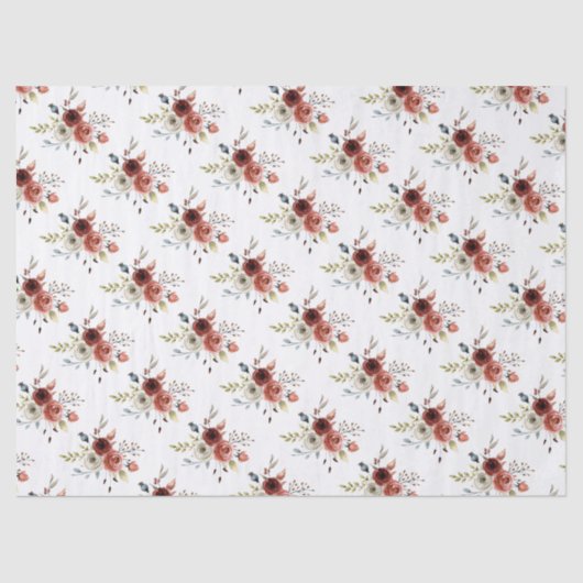 Papier Mousseline Automne Mélange d'automne Mariage floral papier (Recto)