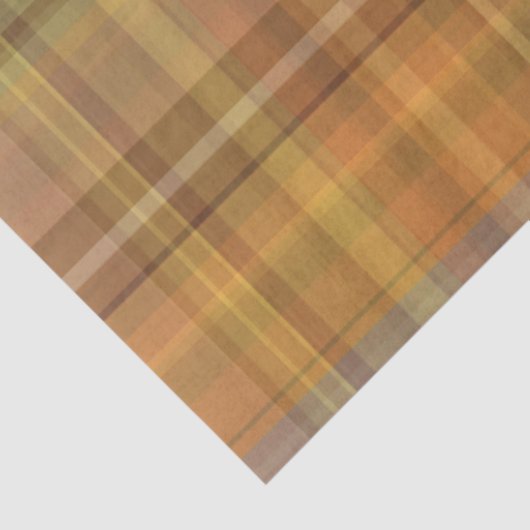 Papier Mousseline Automne Plaid Series Design 21 (Détail)