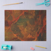 Papier Mousseline Automne profond Terre riche automne Abstrait (Artisanat)