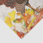 Papier Mousseline Automne Quitte la Turquie Thanksgiving Decoupage (Détail)