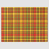 Papier Mousseline Automne Russe Plaid Motif (Recto)