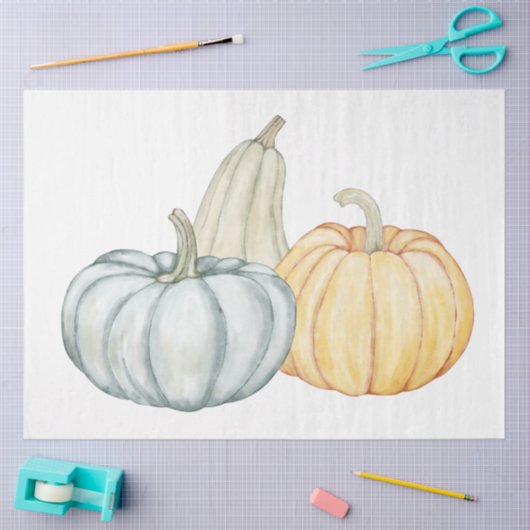 Papier Mousseline Automne Thanksgiving Series Design 2 (Artisanat)