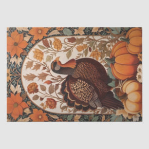 Papier Mousseline Automne turc vintage et Citrouille