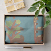 Papier Mousseline Automne Woodland Series Design 4 (Cadeau)