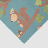 Papier Mousseline Automne Woodland Series Design 4 (Détail)