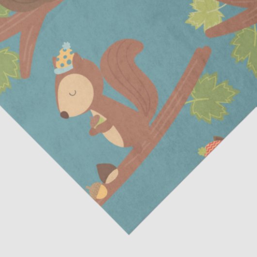 Papier Mousseline Automne Woodland Series Design 4 (Détail)