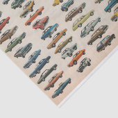 Papier Mousseline Automobiles 1972 (Détail)