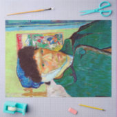 Papier Mousseline Autoportrait avec oreille déchirée, Van Gogh (Artisanat)