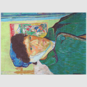 Papier Mousseline Autoportrait avec oreille déchirée, Van Gogh