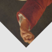 Papier Mousseline Autoportrait, Yawning par Joseph Ducreux (Détail)