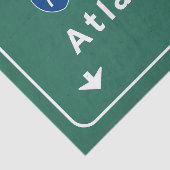 Papier Mousseline Autoroute d'autoroute nationale d'Atlanta la (Détail)