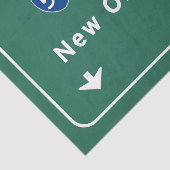 Papier Mousseline Autoroute d'autoroute nationale de la (Détail)