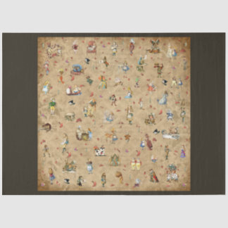 Papier Mousseline Autre Alice au pays des merveilles Conception 4