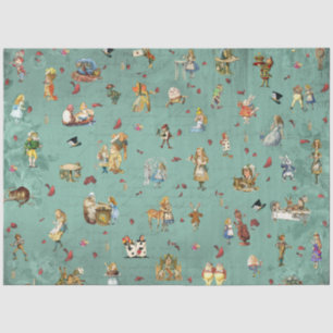 Papier Mousseline Autre Alice au pays des merveilles Conception de s