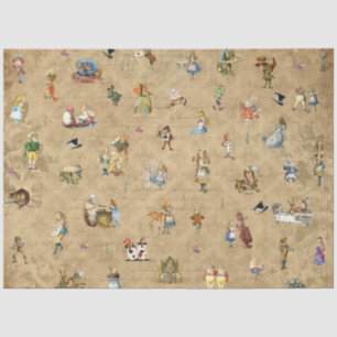 Papier Mousseline Autre Alice au pays des merveilles Conception de s