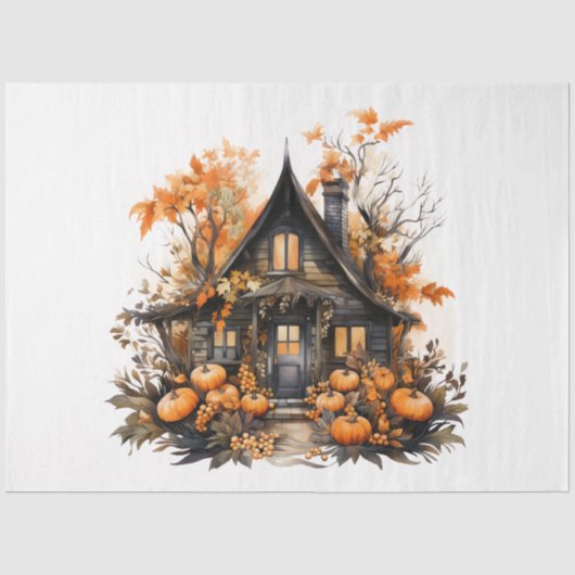 Papier Mousseline Autre conception Halloween 6 (Recto)