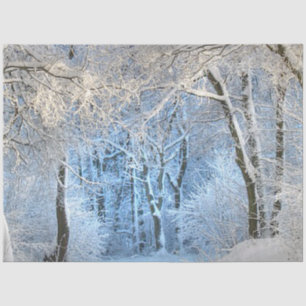 Papier Mousseline autre pays des merveilles hivernales