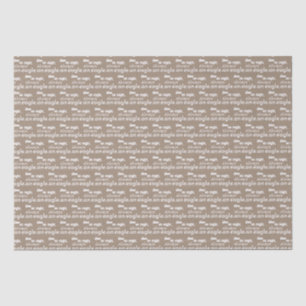 Papier Mousseline Autrefois aigle, toujours aigle. Typographie d'huî