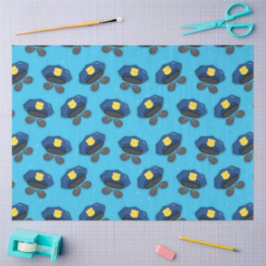 Papier Mousseline Autres séries policières Conception 16 (Artisanat)