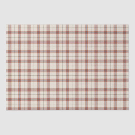 Papier Mousseline Autumental Plaid (Recto)