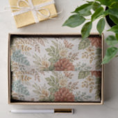 Papier Mousseline Autumn Blush Garden Floral Pattern (Cadeau)