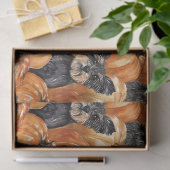 Papier Mousseline Autumn Dogs in a Pumpkin Patch Halloween (Cadeau)