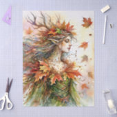 Papier Mousseline Autumn Dryad Fall Leaves (Artisanat)