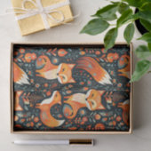 Papier Mousseline Autumn Forest Animal Fox Decoupage Paper (Cadeau)