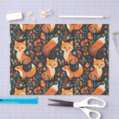 Papier Mousseline Autumn Forest Animal Fox Decoupage Paper (Artisanat)